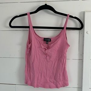 TOP SHOP PINK TANK